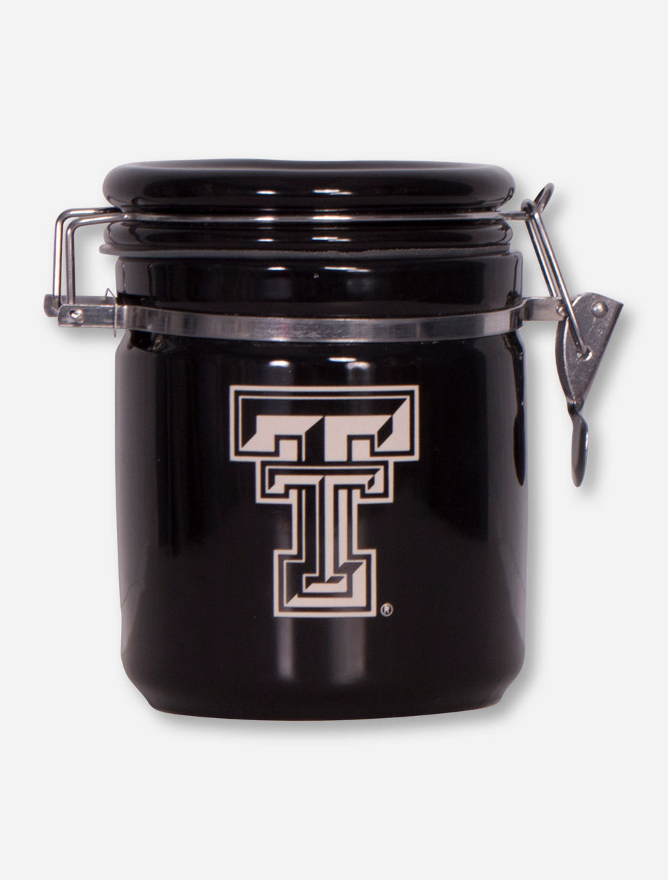 Texas Tech Double T Black Canister
