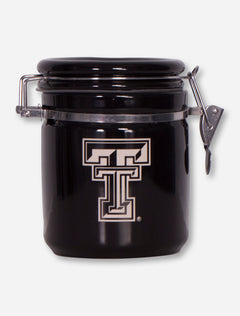 Texas Tech Double T Black Canister