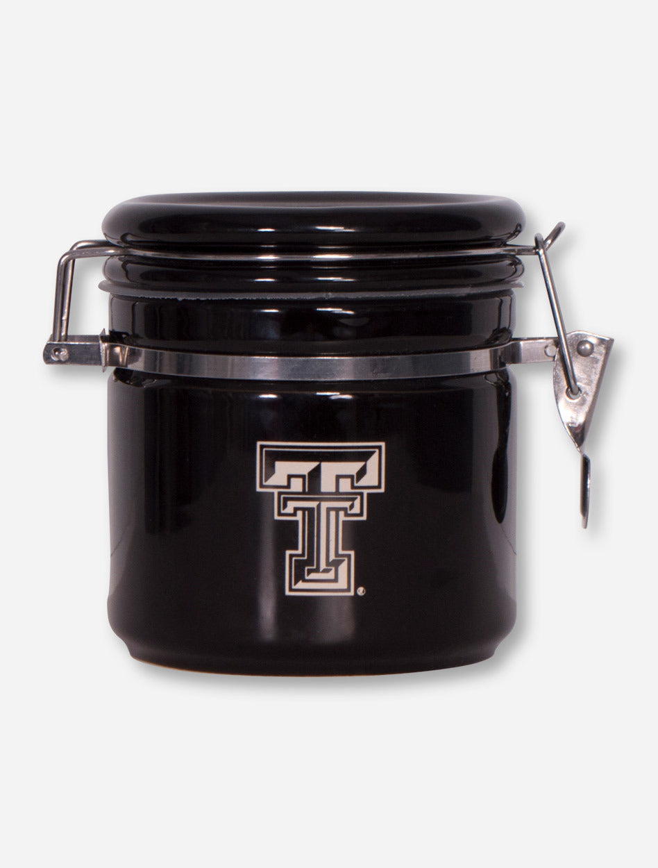 Texas Tech Double T Black Canister