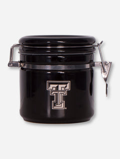 Texas Tech Double T Black Canister