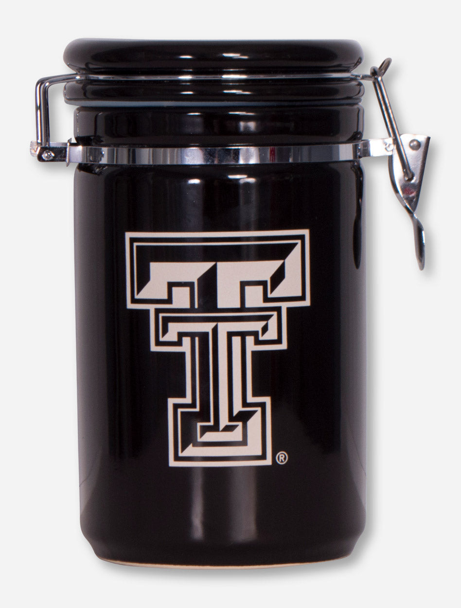 Texas Tech Double T Black Canister