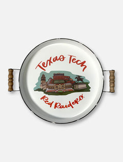 Glory Haus Texas Tech Red Raiders Double T "Stadium Landmark" Enamel Tray