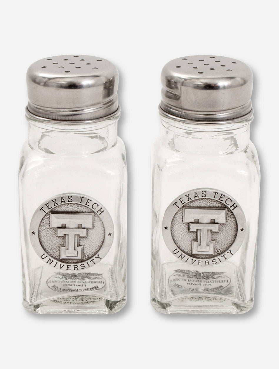 Texas Tech Double T Emblem on Salt & Pepper Shakers