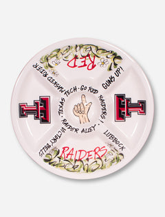 Texas Tech Guns Up Ceramic Veggie Tray