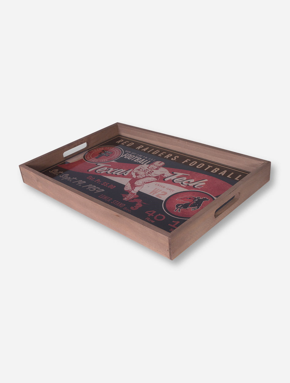 Texas Tech Vintage Serving Tray