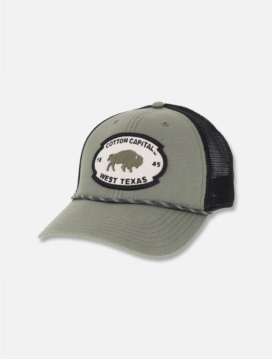 Legacy Texas Tech Red Raiders Cotton Capital Olive Structured Trucker Snapback Cap