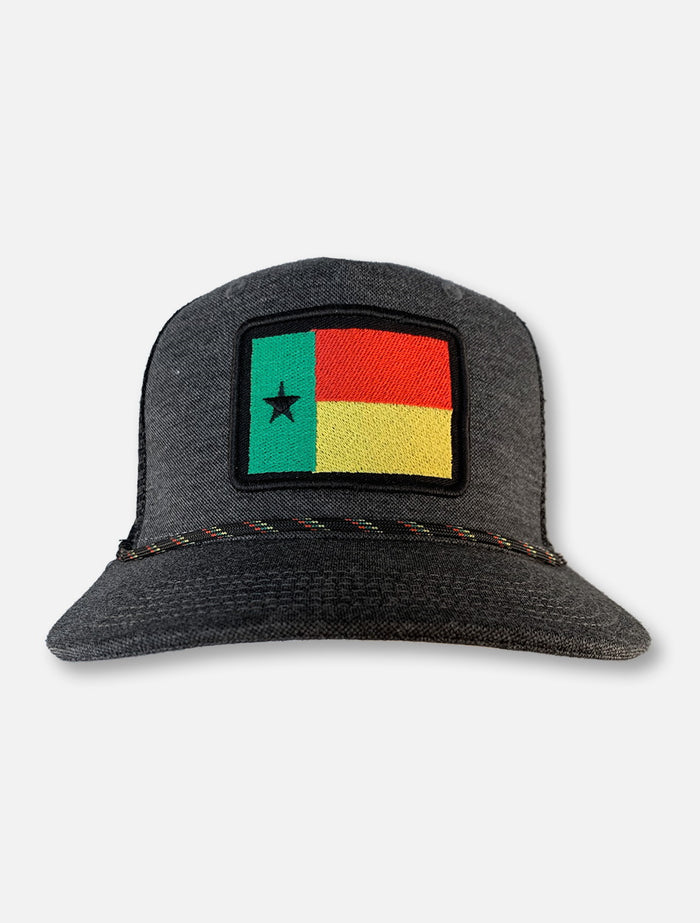 Legacy Texas Tech Red Raiders Rasta Flag Trucker Snapback Cap