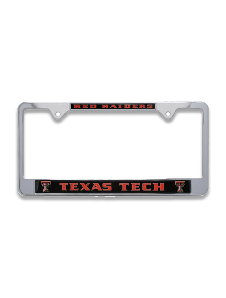 Red Raiders over Texas Tech License Plate Frame