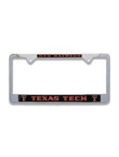 Red Raiders over Texas Tech License Plate Frame