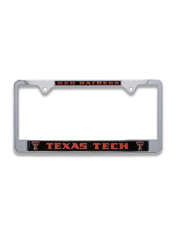 Red Raiders over Texas Tech License Plate Frame