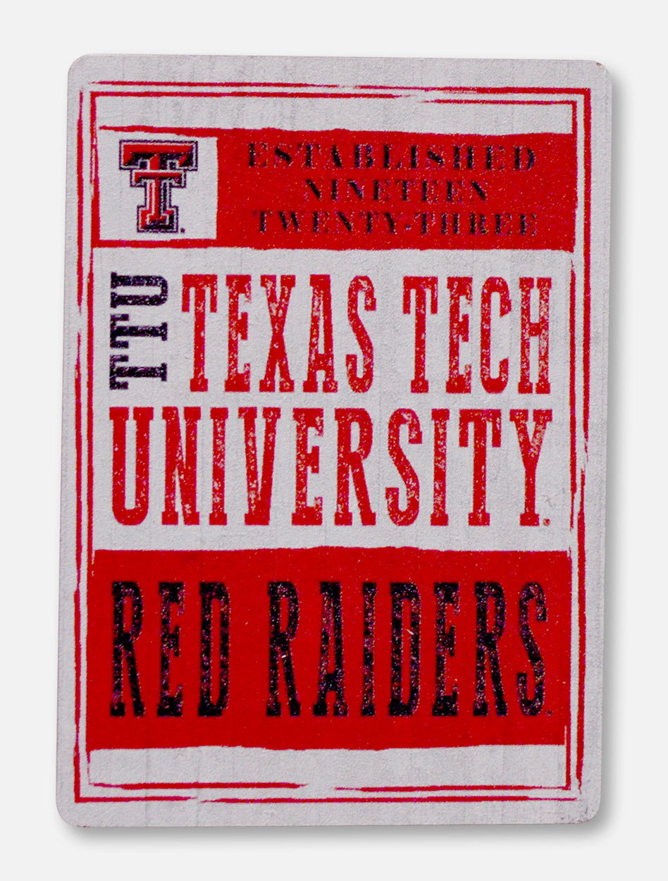 Legacy Texas Tech Red Raiders Texas Tech Word Collage Magnet