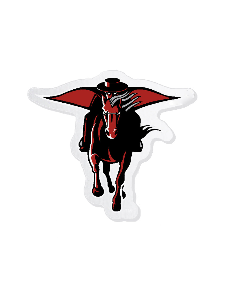 Texas Tech Masked Rider Logo Texas Tech Color Enamel Masked Rider Pin