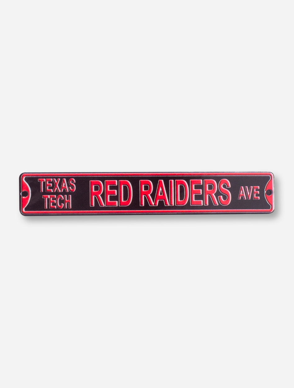 Texas Tech Red Raiders Street Sign Steel Magnet