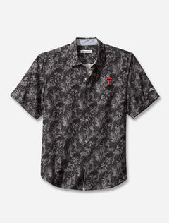 Tommy Bahama Texas Tech "Sport Jungle Shade" Silk Button Down