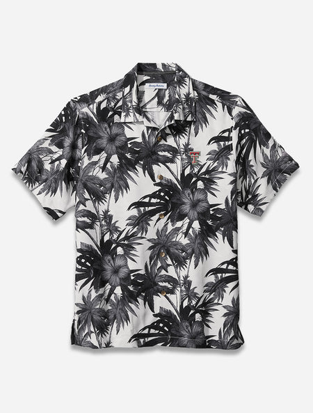 Tommy Bahama Texas Tech "Sport Harbor Island Hibiscus" Silk Camp Button Down