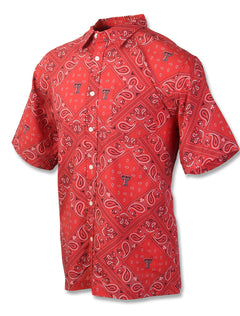 Texas Tech Double T "Paisley" Button Up Dress Shirt