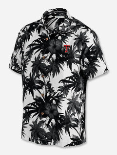 Tommy Bahama Texas Tech "Sport Harbor Island Hibiscus" Silk Camp Button Down