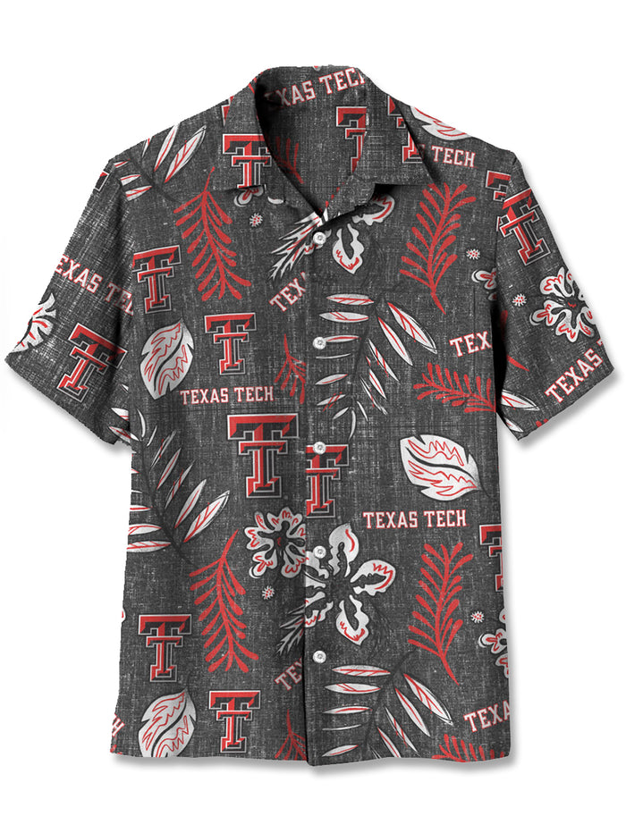 Texas Tech Double T "Vintage Floral" Button Up Dress Shirt