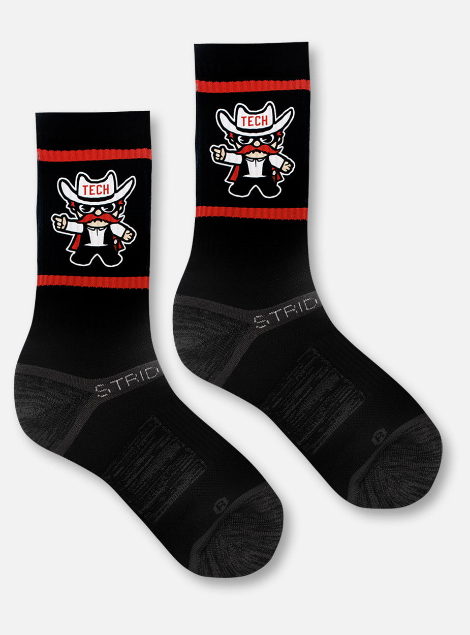 Strideline Texas Tech Red Raiders Raider Red Crew Socks