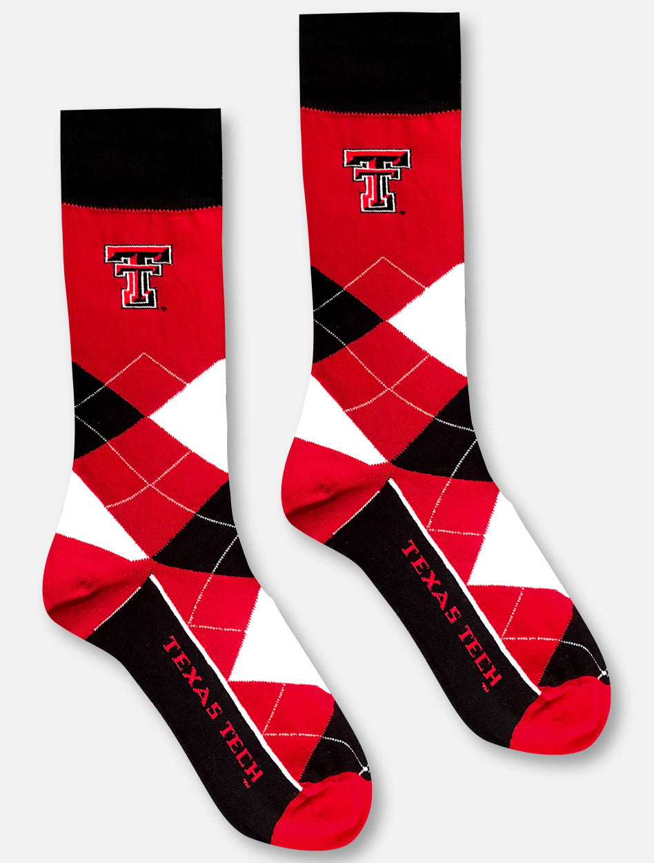Texas Tech Red Raiders Double T "Argyle" Striped Socks