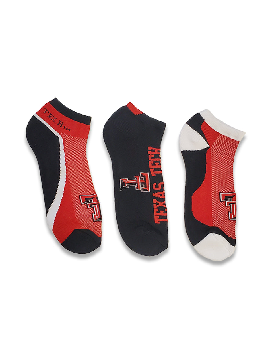 Texas Tech "Flash" 3 Pack of Socks