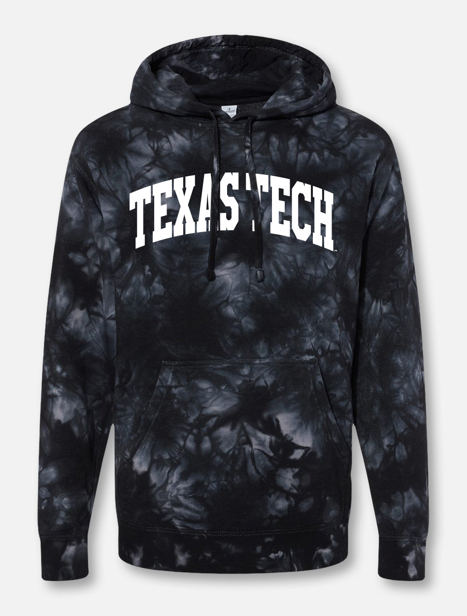 Texas Tech Vertical Arch Tie Dye Hood