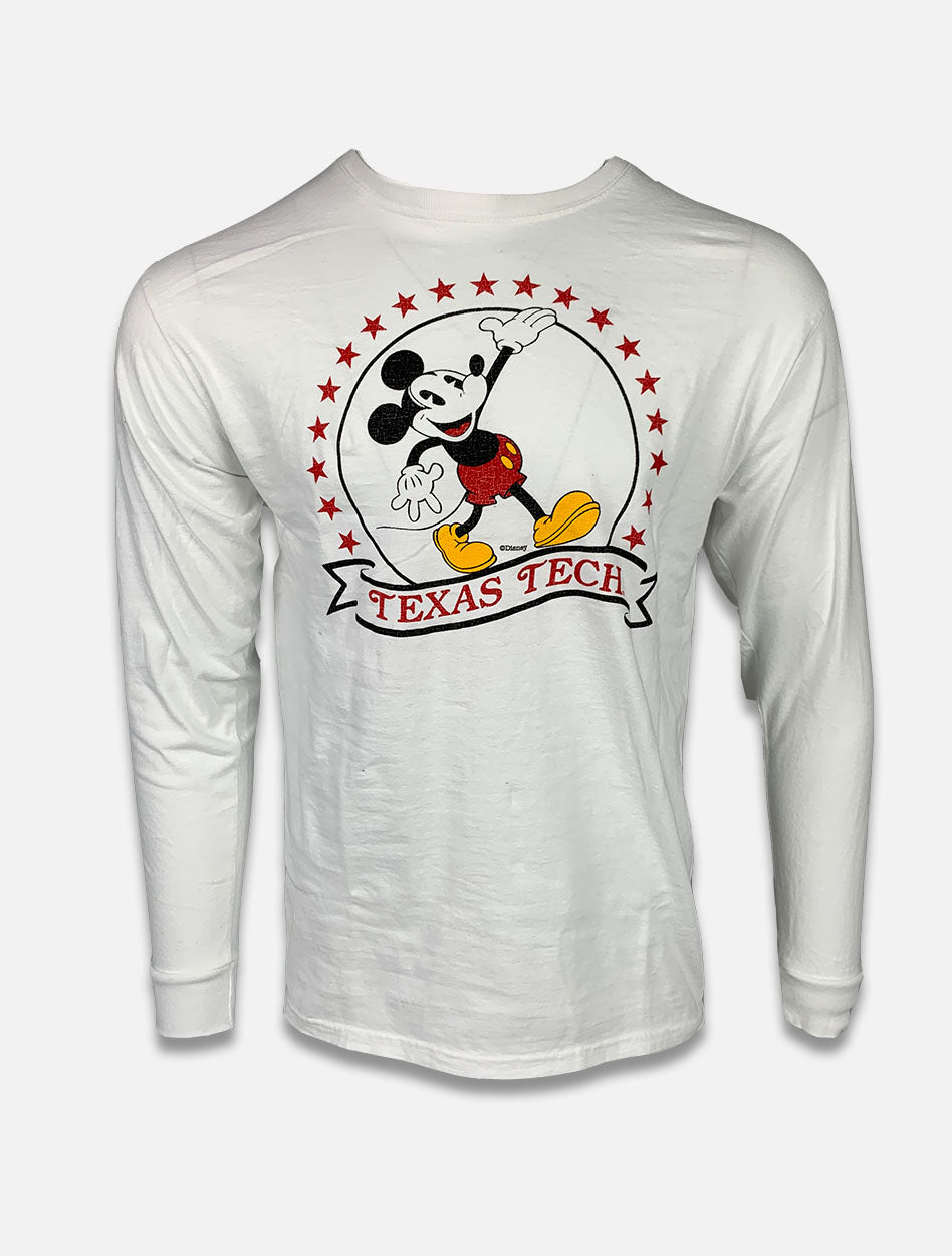 Disney x Red Raider Outfitter Texas Tech "Star Spangled Mickey" Long Sleeve T-Shirt