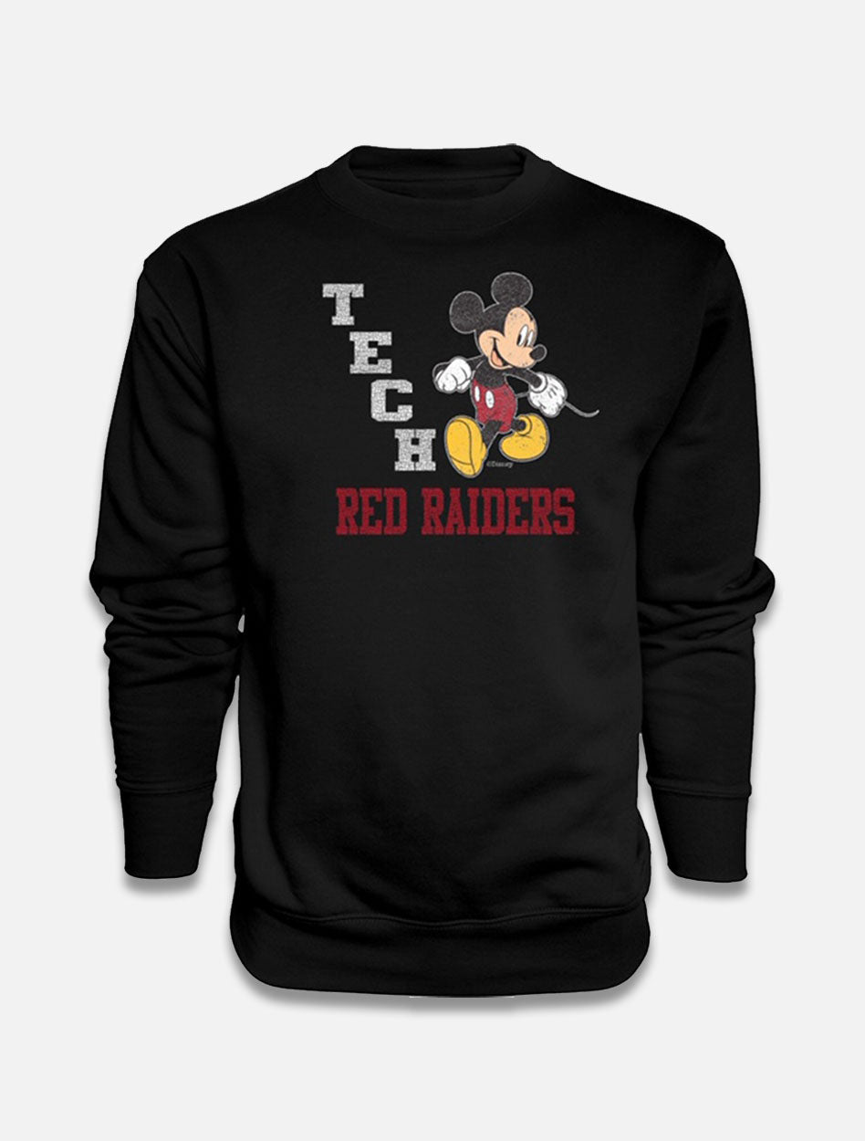 Disney x Red Raider Outfitter Texas Tech "Strutting Mickey" Crew Sweatshirt