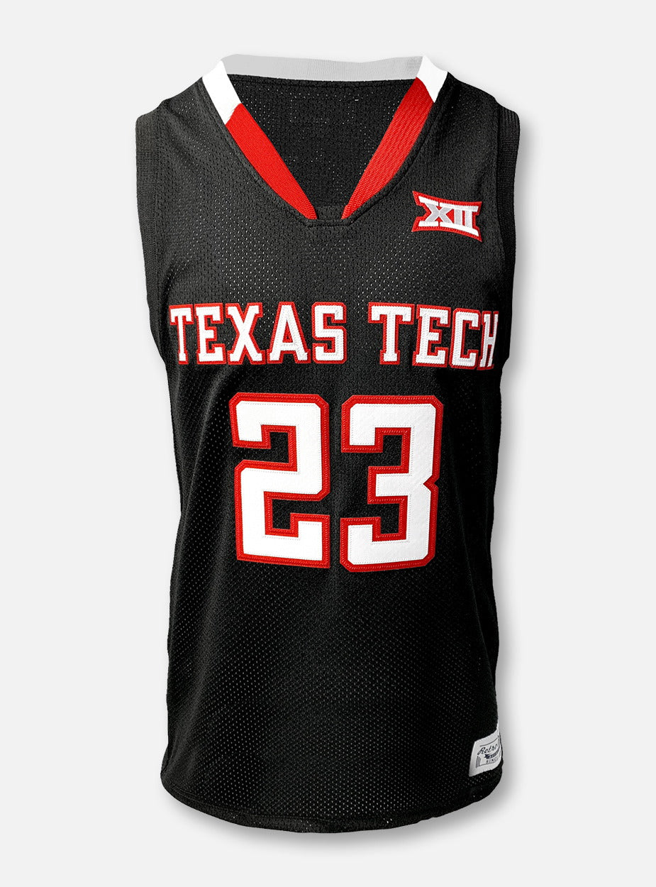 Retro Brand Texas Tech Red Raiders Jarrett Culver #23 Tackle Twill Jersey
