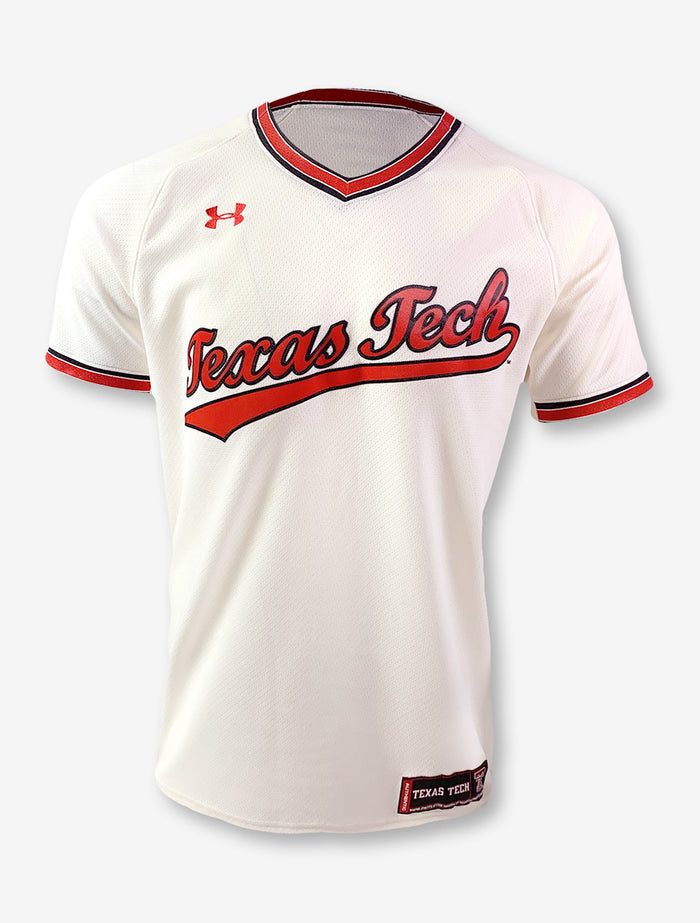 Under Armour Texas Tech Red Raiders "Retro Pullover" Baseball Jersey