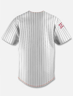 Texas Tech Red Raiders Pinstripe Baseball Replica Jersey