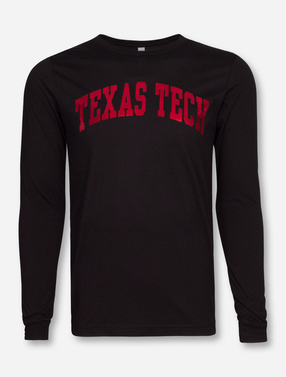 Texas Tech Red Raiders Red Foil Arch Long Sleeve Shirt