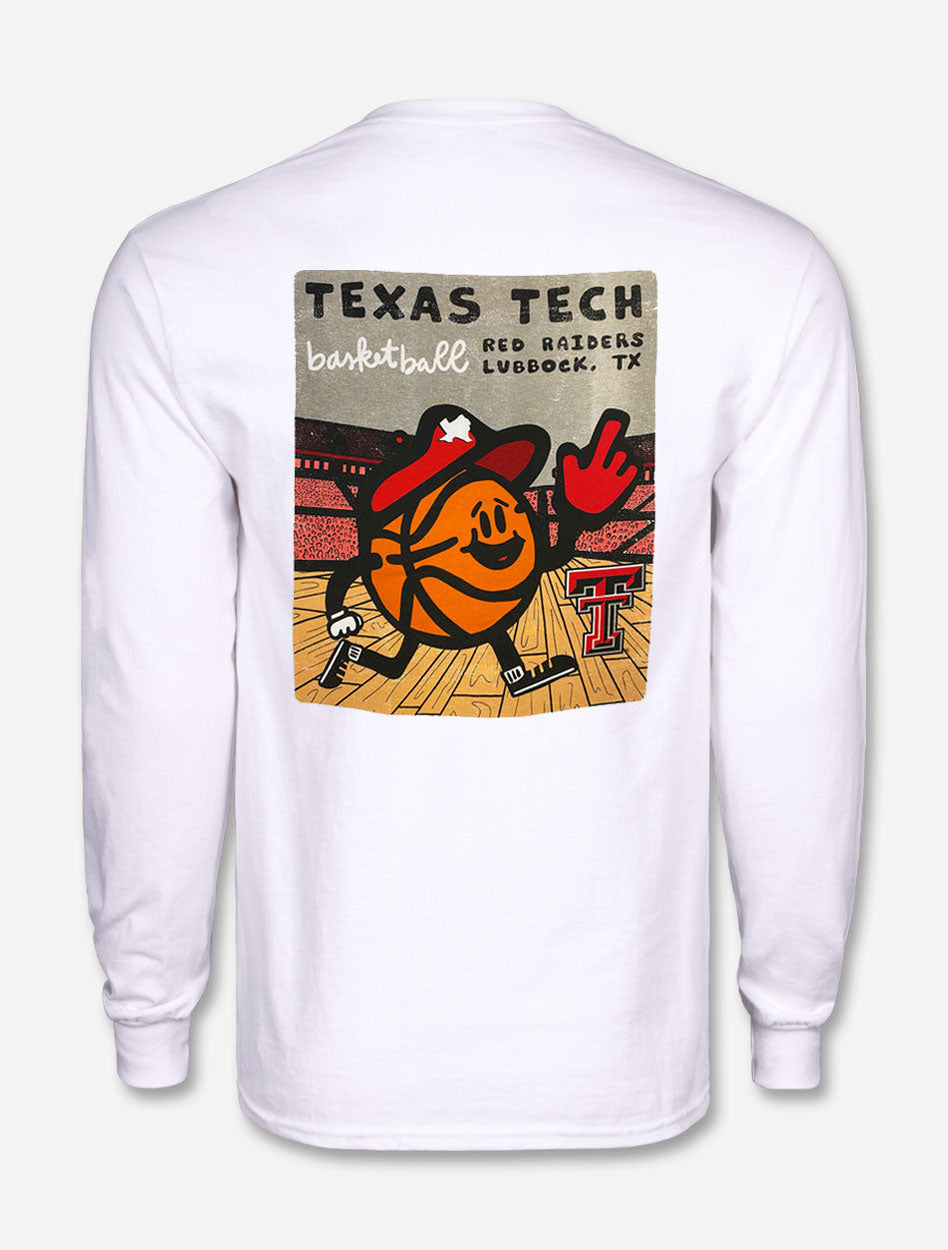 Texas Tech Red Raiders "Basketball Toon Sports" Long Sleeve T-Shirt