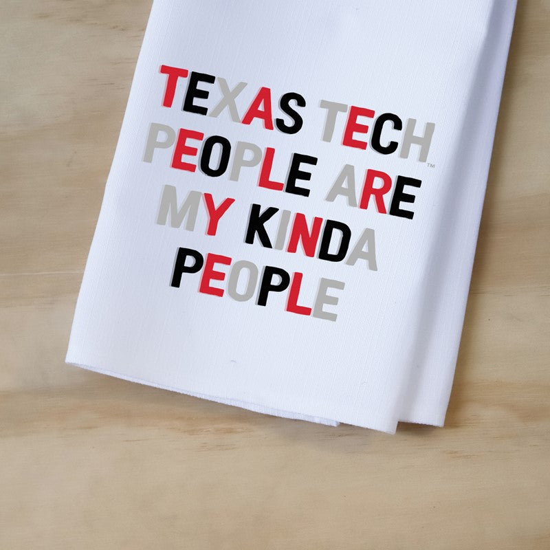 Texas Tech People Are My Kind of People Tea Towel