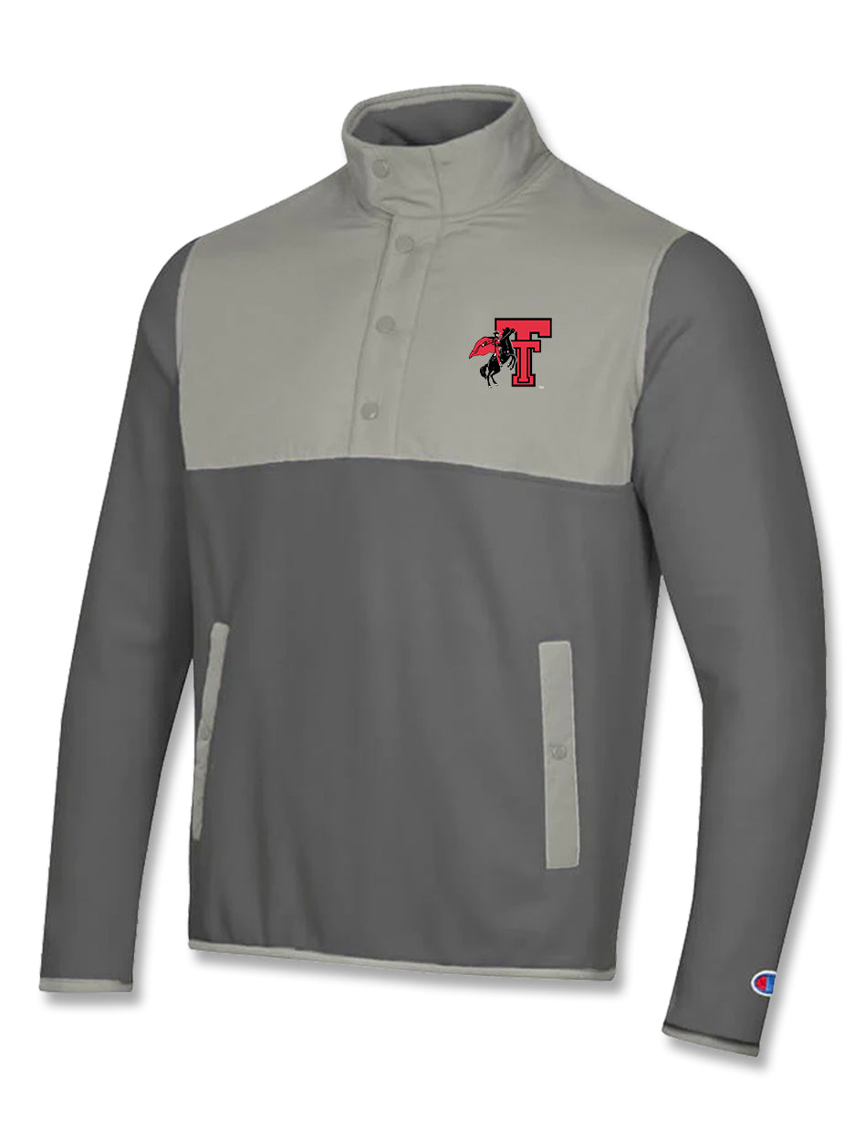 Champion Texas Tech "Horse and Rider Path Finder" 1/4 Snap Jacket
