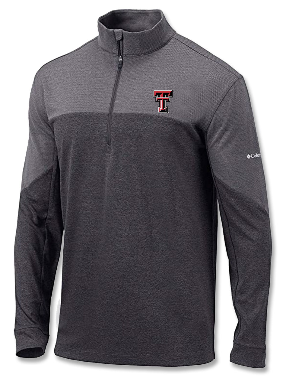 Columbia Texas Tech "Home Course" Omni-Wick 1/4 Zip Pullover