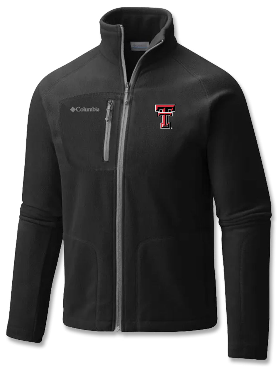 Columbia Texas Tech "Fast Trek III" Full Zip Fleece Jacket