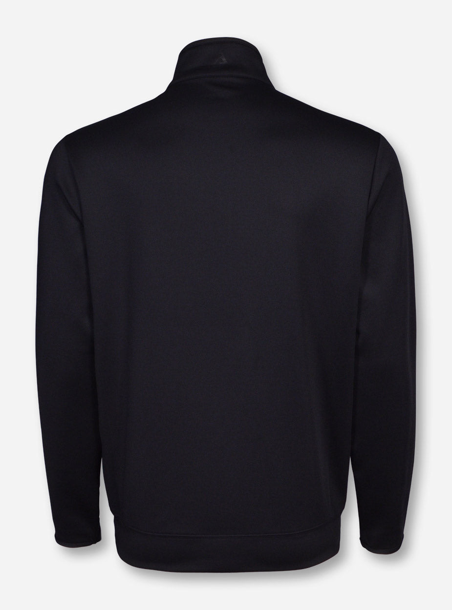 Antigua Texas Tech "Leader" Black Quarter Zip Pullover