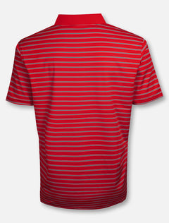 Peter Millar Texas Tech Red Raiders "Senior" Striped Red Polo