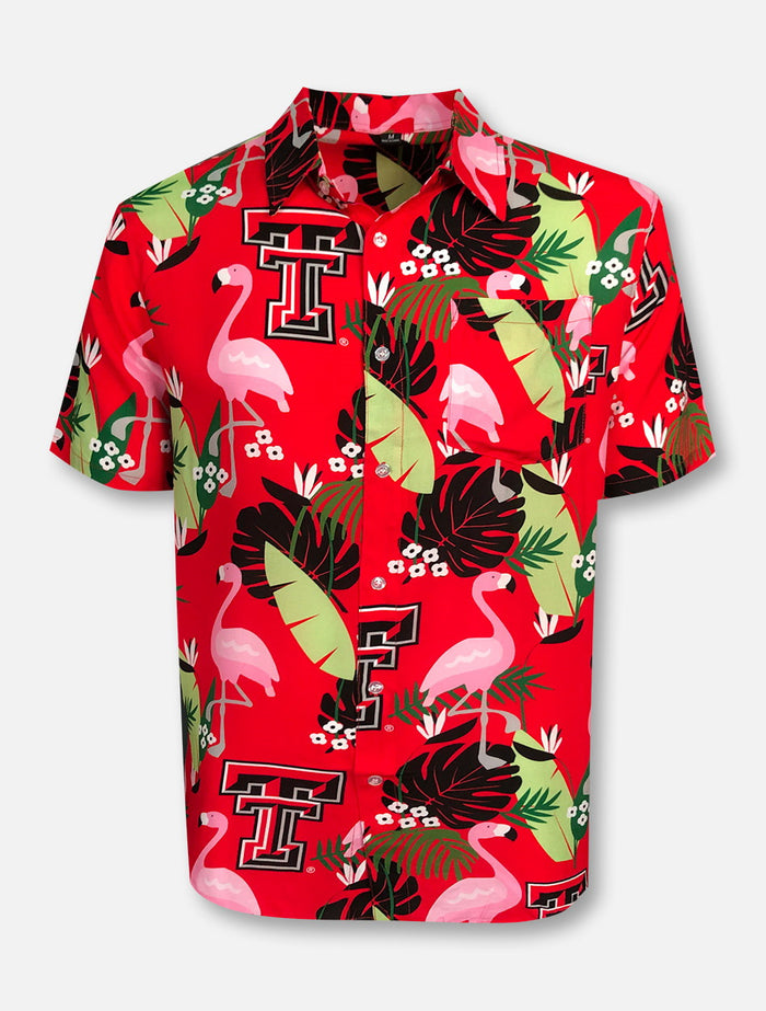 Texas Tech Red Raiders Double T Hawaiian Button Down