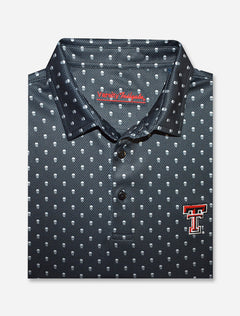 Texas Tech Red Raiders "Pirate Era" Skull Pattern Men's Polo