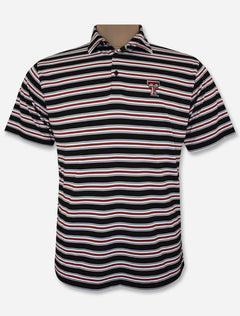 Texas Tech Red Raiders "Air Mail" Tri Team Color-Striped Men's Polo