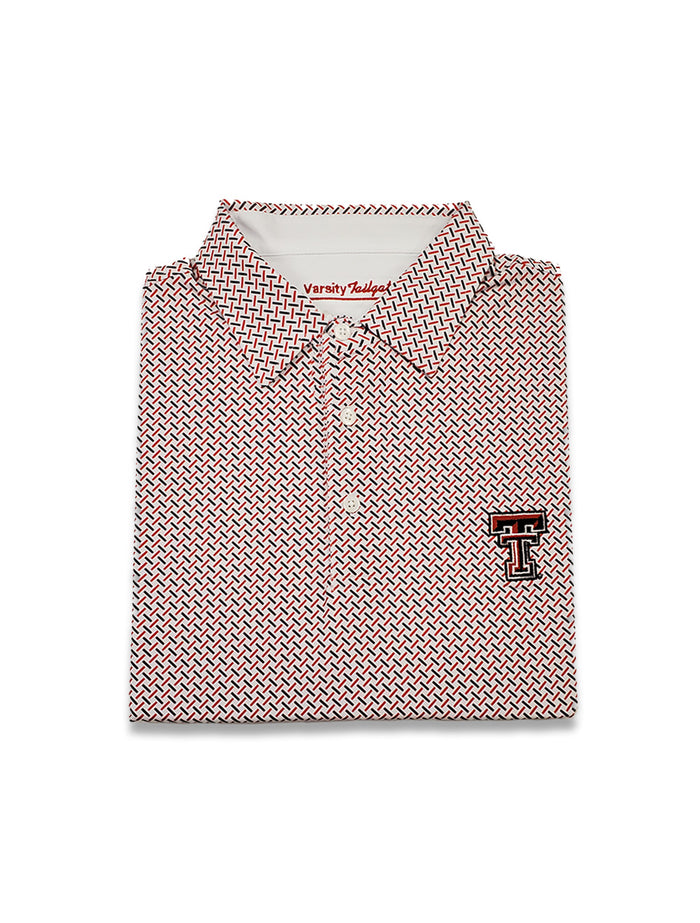 Texas Tech Varsity Tailgate "19th Hole" Geo Men's Polo
