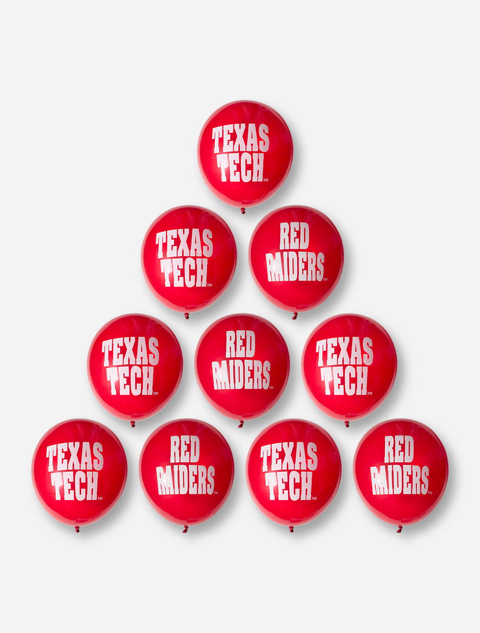 Texas Tech Red Raiders Red Balloons