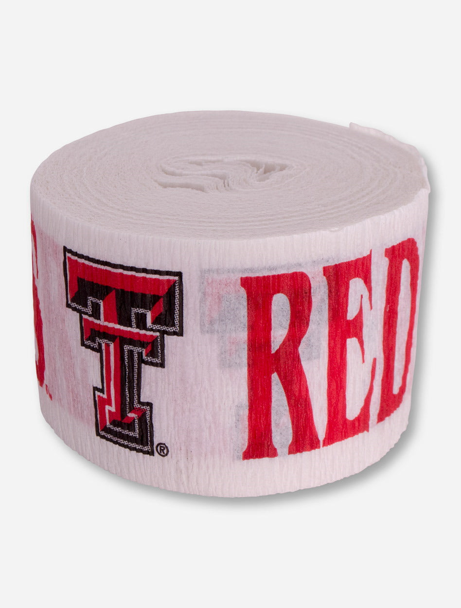 Texas Tech Red Raiders White Paper Streamers
