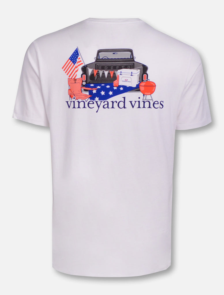 Vineyard Vines Texas Tech Red Raiders Baseball Whale with Cap T-Shirt in White, Size: 2X, Sold by Red Raider Outfitters