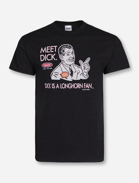 Don't Be A Dick Black T-Shirt - Texas Tech