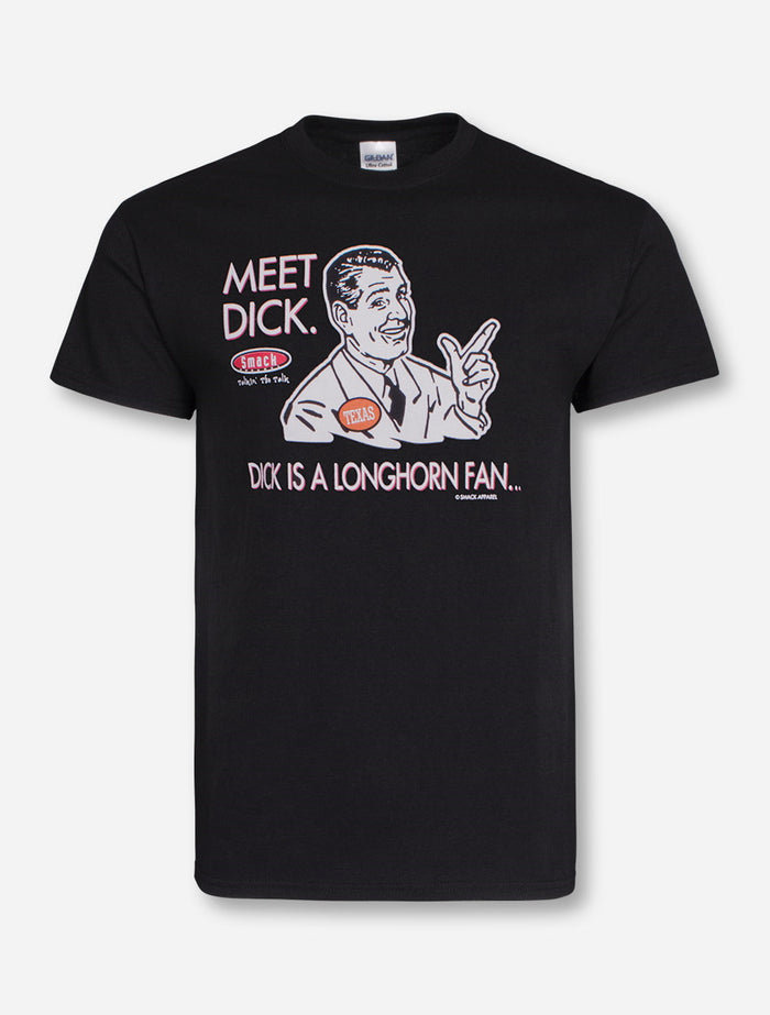 Don't Be A Dick Black T-Shirt - Texas Tech