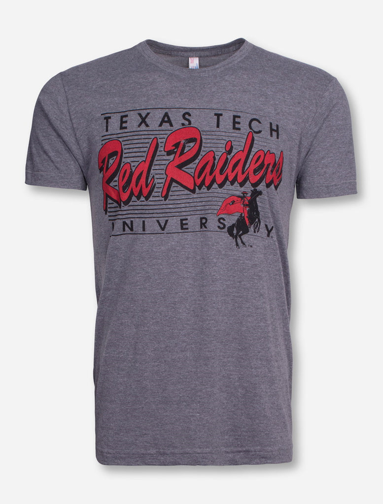 Women's White Texas Tech Red Raiders Vintage Days Easy T-Shirt