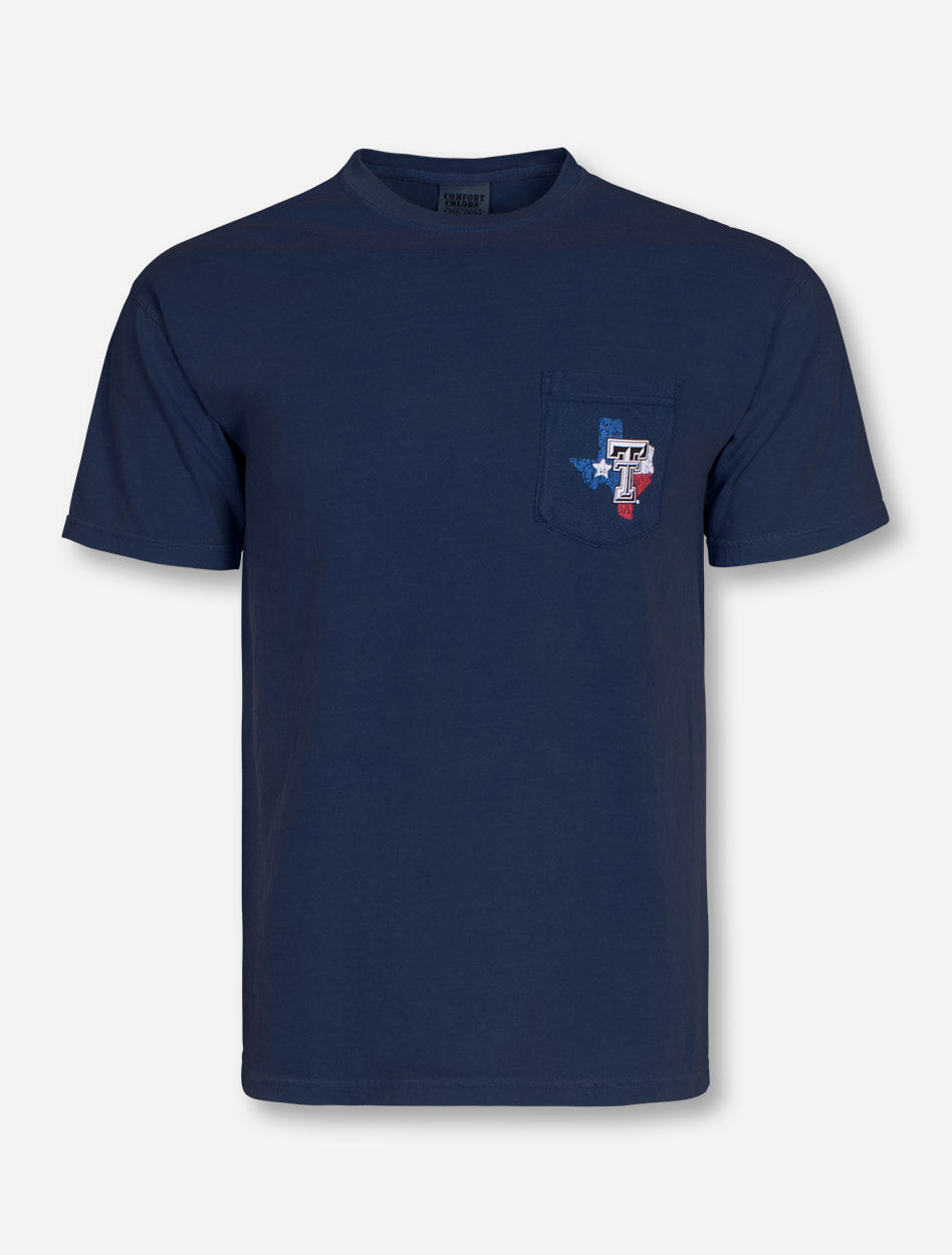 Texas Tech Fly Your Flag on Navy T-Shirt